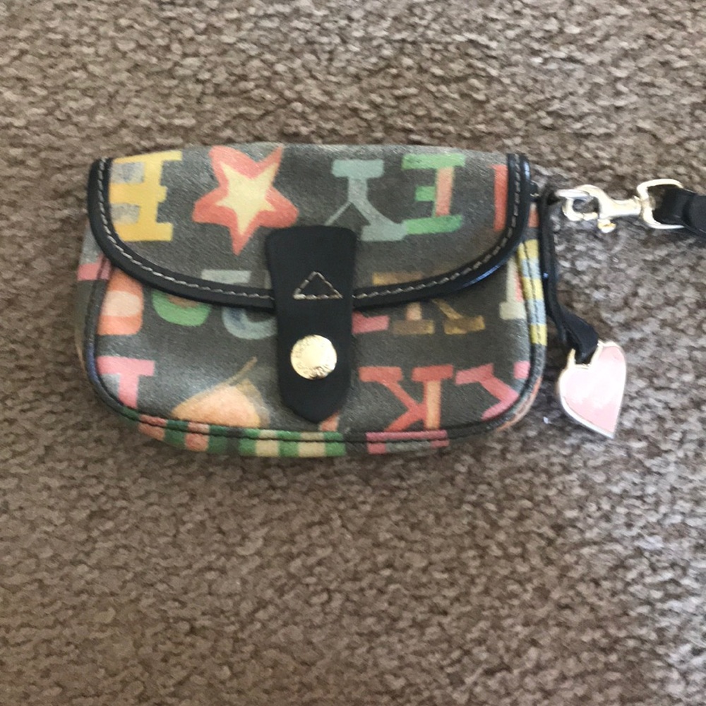 Authentic Dooney and Burke wristlet